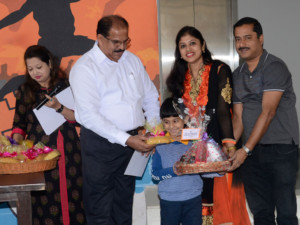 Flower show hosted by Indus Valley World School