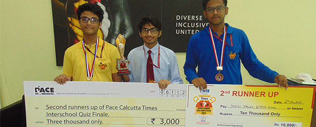 IVWS Excels At The Calcutta Times Inter School Quiz Contest