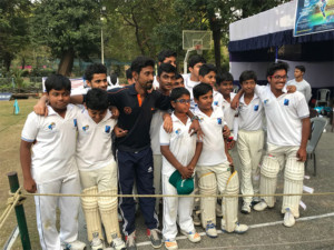 IVWS defeated St Xaviers by 6 wickets scoring 249 for 2. Md Kazi Shapno of IVWS scored a record breaking tally of 128 runs of 45 balls at the SLOBA-ST LAWRENCE High School