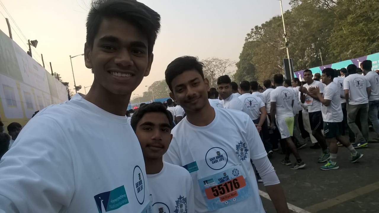 Kolkata Police Half Marathon On Safe Drive Save Life 2018
