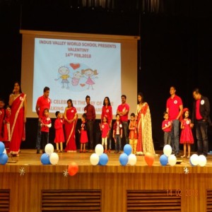 Indus Valley World School celebrated Valentine’s Day on 14th February in a unique manner.