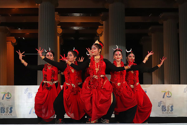 Celebration At Prinsep Ghat By The BSS School